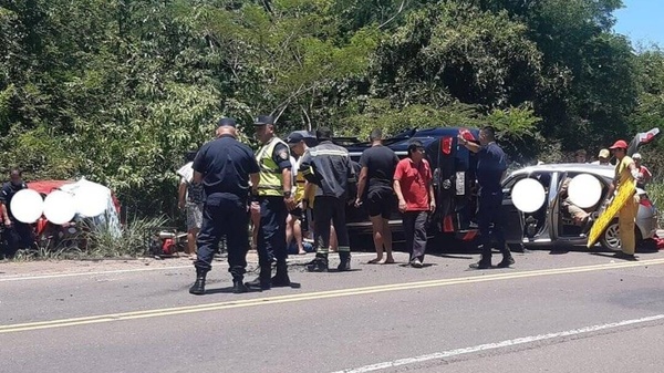 Feo accidente sobre la ruta Luque-Samber deja tres finados