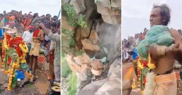 Diario HOY | VIDEO| Sacerdote hindú muere al intentar volar desde una montaña
