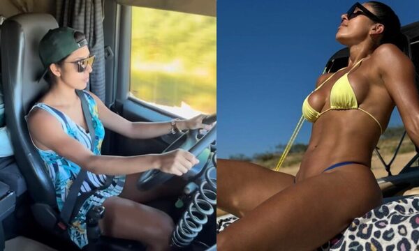 ¡Ñandejára gracia! Así pasa su domingo la modelo camionera
