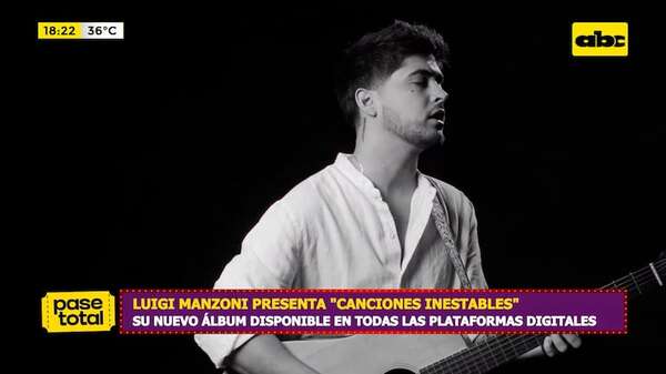 Luigi Manzoni lanza “Canciones inestables”: siete temas que exploran diversos estados de ánimo - Pase Total - ABC Color