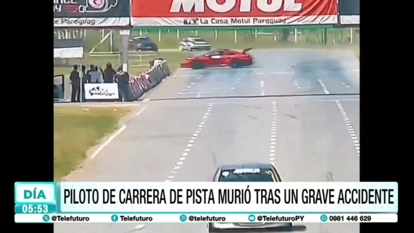 Piloto de carrera de pista murió tras grave accidente en Capiatá