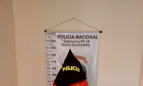 Reventó el rostro de su tía y quedó detenido