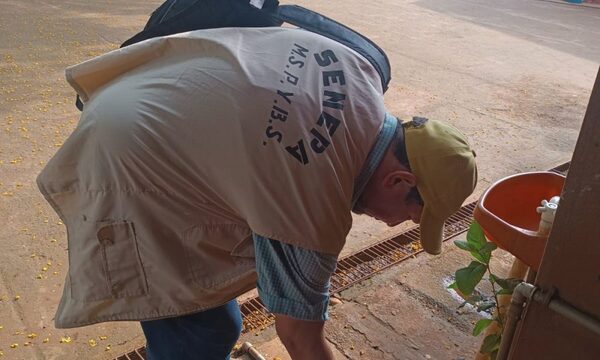 Prevención dengue: realizan monitoreo en escuelas de Presidente Franco