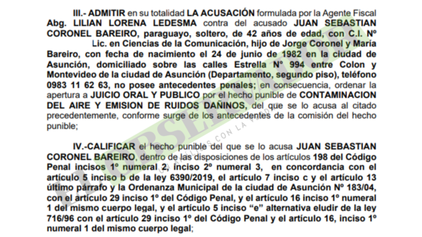 Fiscalía rechaza reparación y responsable de La Chispa irá a juicio por contaminación del aire y polución sonora
