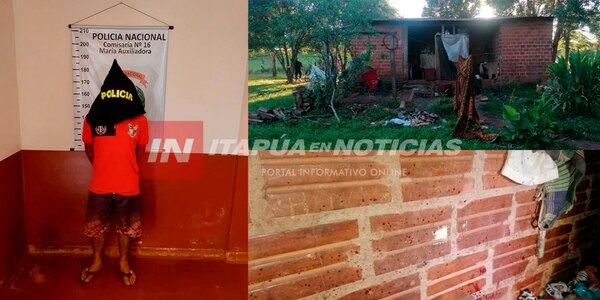 HOMBRE DESFIGURÓ A SU TÍA TRAS BRUTAL ATAQUE EN TOMÁS R. PEREIRA - Itapúa Noticias
