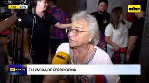 El hincha de Cerro Porteño opina tras el empate ante Nacional  - ABC Noticias - ABC Color