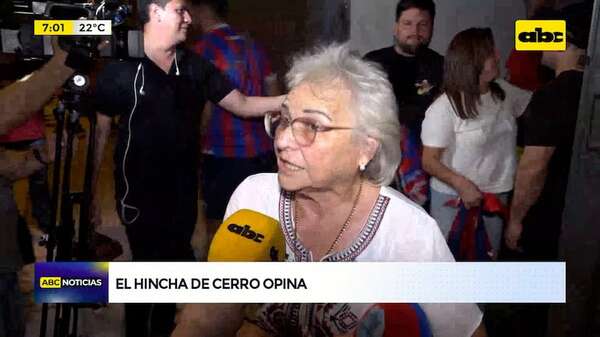 El hincha de Cerro Porteño opina tras el empate ante Nacional - ABC Noticias - ABC Color