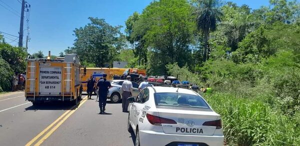 Hombre que provocó accidente en ruta Luque-San Bernadino quiso pagar a todos: “La chequera tengo acá y ya está”