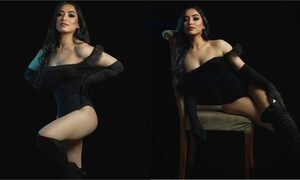 [GALERÍA] ¡Novia de pelotero albirrojo posó sensual como modelo!
