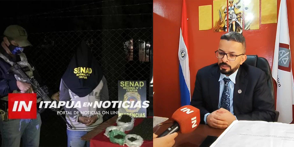 SEIS AÑOS DE CÁRCEL PARA HOMBRE ATRAPADO CON DROGAS EN TOMÁS R. PEREIRA - Itapúa Noticias