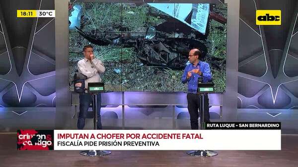 Video: imputan a chofer por el accidente mortal en ruta Luque-San Bernardino - Crimen y castigo - ABC Color