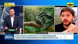 Inteligencia artificial y la sostenibilidad: charla para emprendedores, el miércoles en la UIP - Gente & Negocios - ABC Color