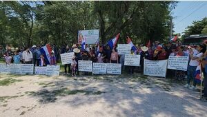 Sigue movilización de caleros de San Lázaro. Piden apoyo a autoridades nacionales para resolver conflicto