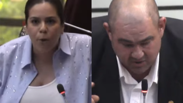 Fuerte cruce entre Jatar Fernández y Johanna Ortega en la Cámara de Diputados