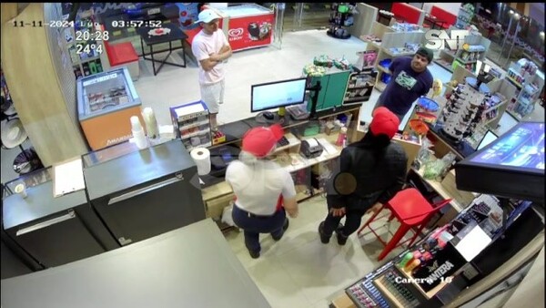 Ebrio agredió a guardia de seguridad en una estación de servicio - SNT