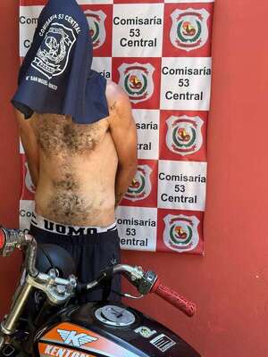 San Lorenzo: capturan a un hombre con frondosos antecedentes por presunto hurto de una motocicleta - Policiales - ABC Color