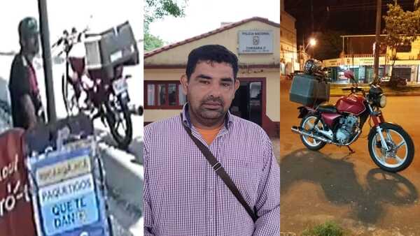 Hurtaron motocicleta de un delivery en Encarnación y trabajador denuncia falta de respuesta del 911