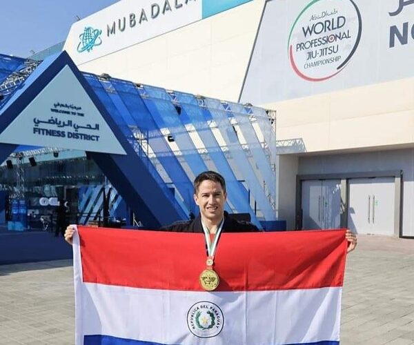 Paraguayo gana mundial de Jiu Jitsu