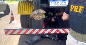 Diario HOY | Camionero paraguayo cae en Brasil con casi 100 kilos de cocaína