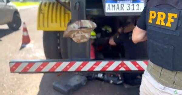 Diario HOY | Camionero paraguayo cae en Brasil con casi 100 kilos de cocaína