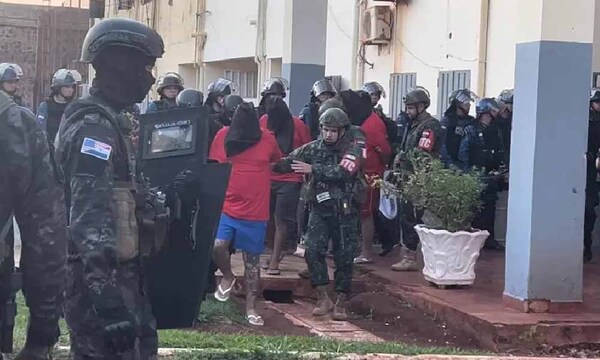 Operativo militar y policial traslada a presos de alta peligrosidad a Minga Guazú – Prensa 5