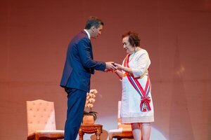 La maestra Gilda Ruiz recibió la Orden Nacional del Mérito en grado de “Gran Cruz” • PARAGUAY TV