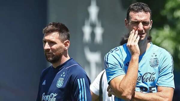 Argentina, con Messi a la cabeza, se prepara para el duelo con Paraguay - Fútbol Internacional - ABC Color