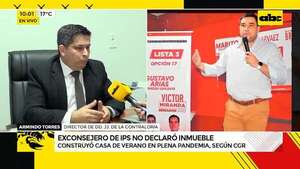 Consejero de IPS edificó mansión en plena pandemia: hay inconsistencias en aumento patrimonial  - ABC Noticias - ABC Color