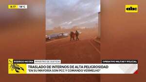 Reos de alta peligrosidad fueron llevados a penal de Minga Guazú  - ABC Noticias - ABC Color