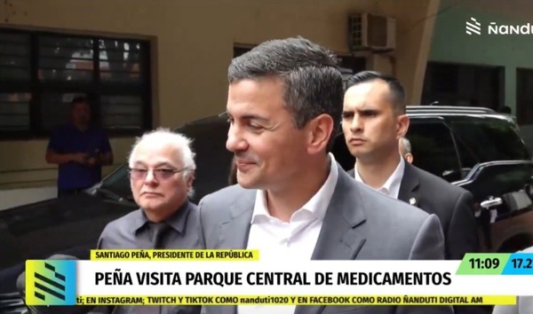 Peña visitó sorpresivamente el Parque Sanitario de Insumos, constató abandono