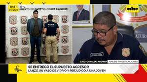 Se entregó el sospechoso de agredir a una joven dentro de discoteca asuncena  - ABC Noticias - ABC Color