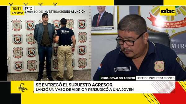 Se entregó el sospechoso de agredir a una joven dentro de discoteca asuncena - ABC Noticias - ABC Color