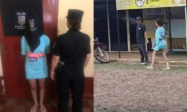 (VIDEO) Mujer es detenida por atacar a su ex
