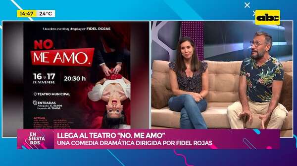Llega al teatro “No. Me Amo”: en dos únicas funciones el 16 y 17 de noviembre - Ensiestados - ABC Color