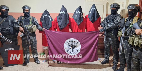 CUATRO RECLUSOS DE ALTA PELIGROSIDAD FUERON TRASLADADOS HOY DE ITAPÚA - Itapúa Noticias
