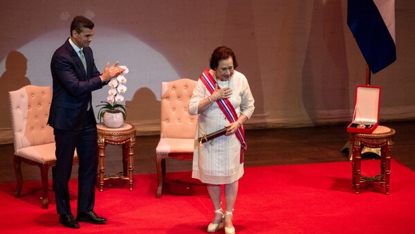 Gilda Ruiz, condecorada con la Orden Nacional del Mérito: "Sigamos danzando, llevando al país en cada paso"