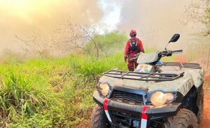Incendio en Tatí Yupí afectó 30 hectáreas de área verde