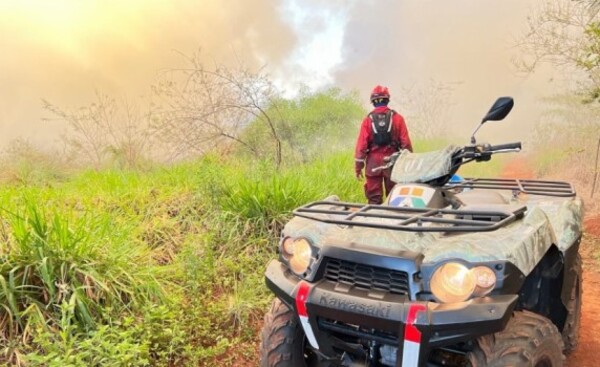 Incendio en Tatí Yupí afectó 30 hectáreas de área verde