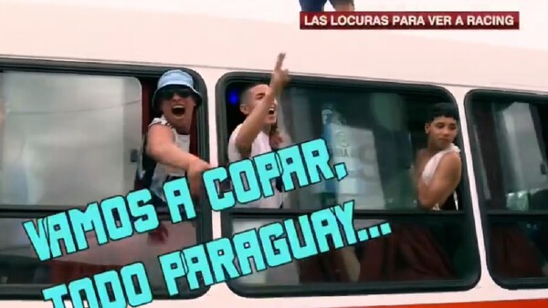 Las locuras de los hinchas de Racing para ver la final en La Nueva Olla