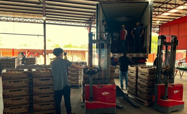 Primera exportación de tomate desde Yguazú a Argentina