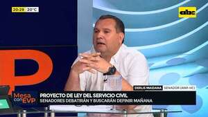 Proyecto de ley de servicio civil: senadores debaten sobre su alcance - Mesa de Periodistas - ABC Color