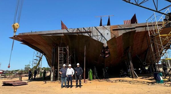 El mayor buque porta contenedor de la hidrovía Paraguay-Paraná se botará antes de fin de año
