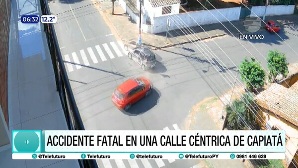 Accidente fatal en calle céntrica de Capiatá