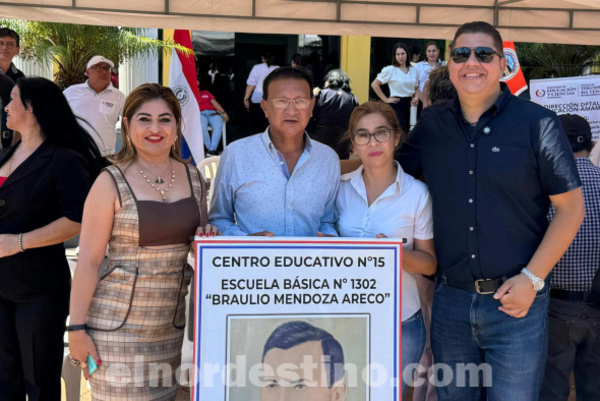 El Primer Adelantado: Amambay fue el primer departamento que entregó mesas y sillas pedagógicas a instituciones de enseñanza - El Nordestino