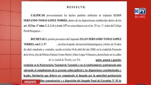 Acusado de causar la pérdida de un ojo a una joven irá a Tacumbú