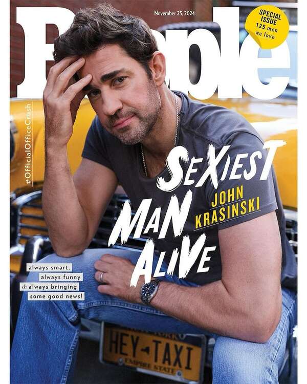 John Krasinski es “El hombre más sexy del mundo”, según People - Gente - ABC Color