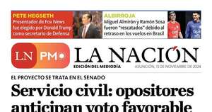 La Nación / LN PM: edición del 13 de noviembre