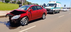 Grave accidente de tránsito en la intersección de Mariscal López y Presidente González
