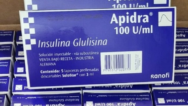 Salud asegura provisión de insulina para los próximos dos años