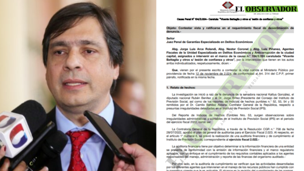 Fiscales insisten en que no detectaron daño patrimonial contra el IPS de G 1.6 billones
